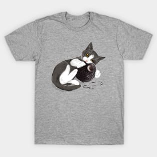 Kitten and Yarn Ball T-Shirt